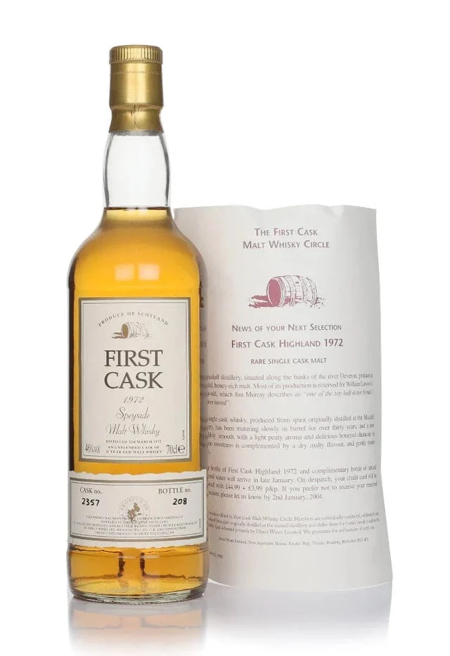 Macduff 31 Year Old 1972 Cask #2357 - First Cask Single Malt Scotch Whisky | 700ML
