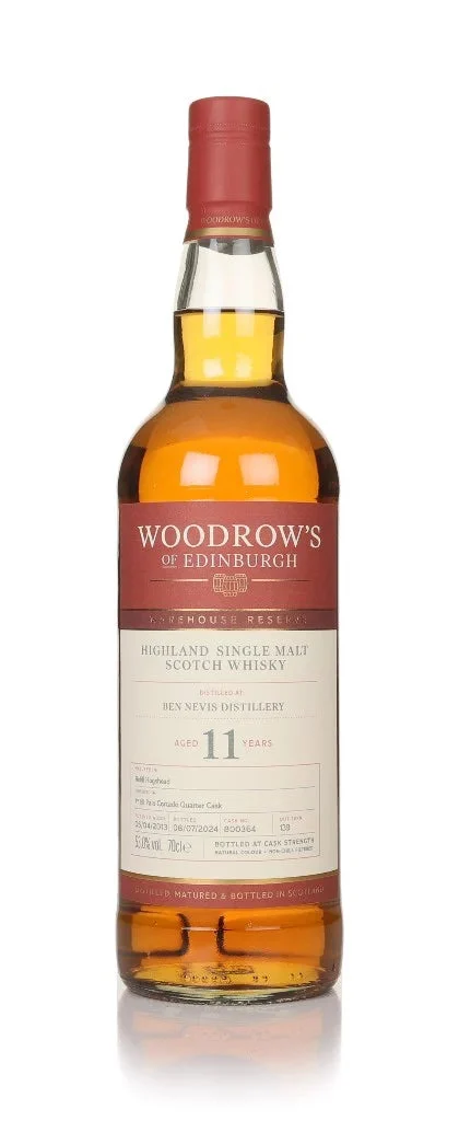 Ben Nevis 11 Year Old 2013 Cask #800364 Woodrow's Of Edinburgh Whisky | 700ML - Whiskey
