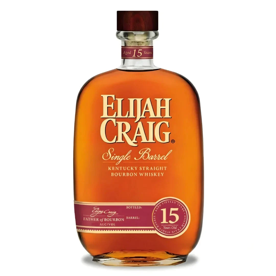 Elijah Craig 15 Year Old Single Barrel Kentucky Straight Bourbon Whiskey