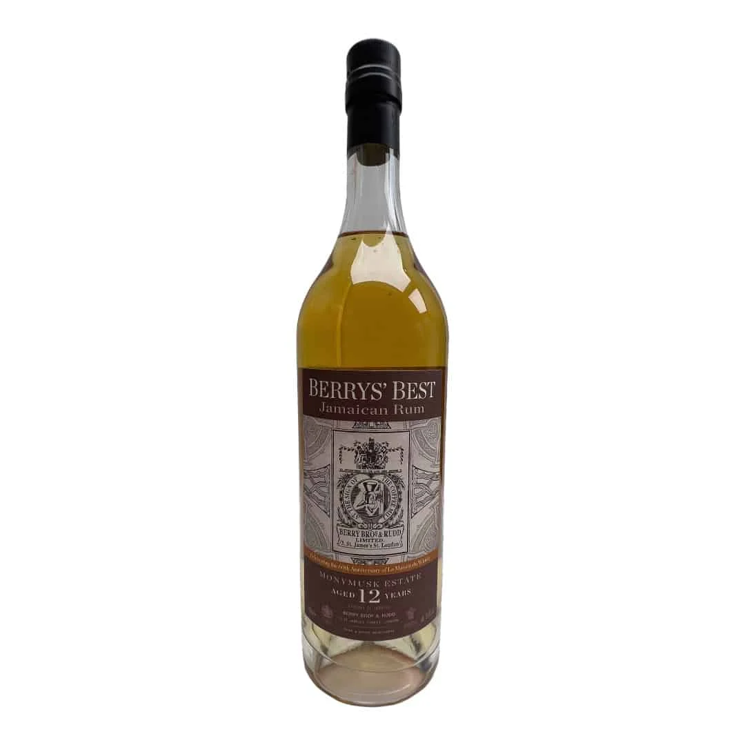 Berry Bros & Rudd Berrys Best Jamaican Rum Monymusk 12 Years for 60 Ans LMDW | 700ML