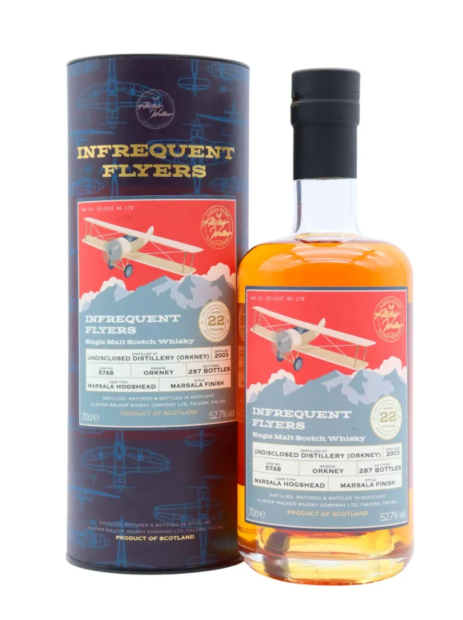 Undisclosed Orkney Infrequent Flyers Single Cask #5748 22 Year Old 2003 Single Malt Scotch Whisky | 700ML - Whiskey