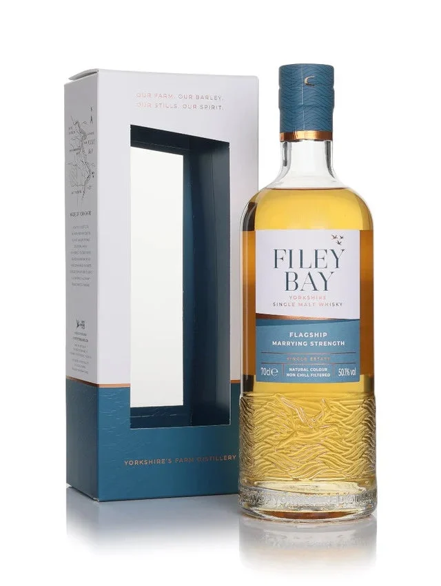 Filey Bay Flagship Marrying Strength Single Malt Whisky | 700ML - Whiskey