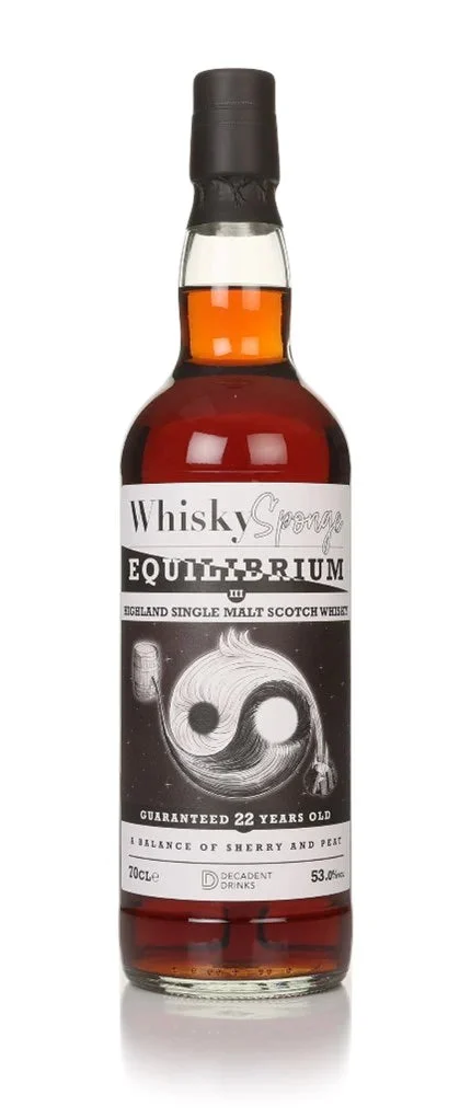 Highland Single Malt 22 Year Old Whisky Sponge Equilibrium Three Single Malt Scotch Whisky | 700ML - Whiskey
