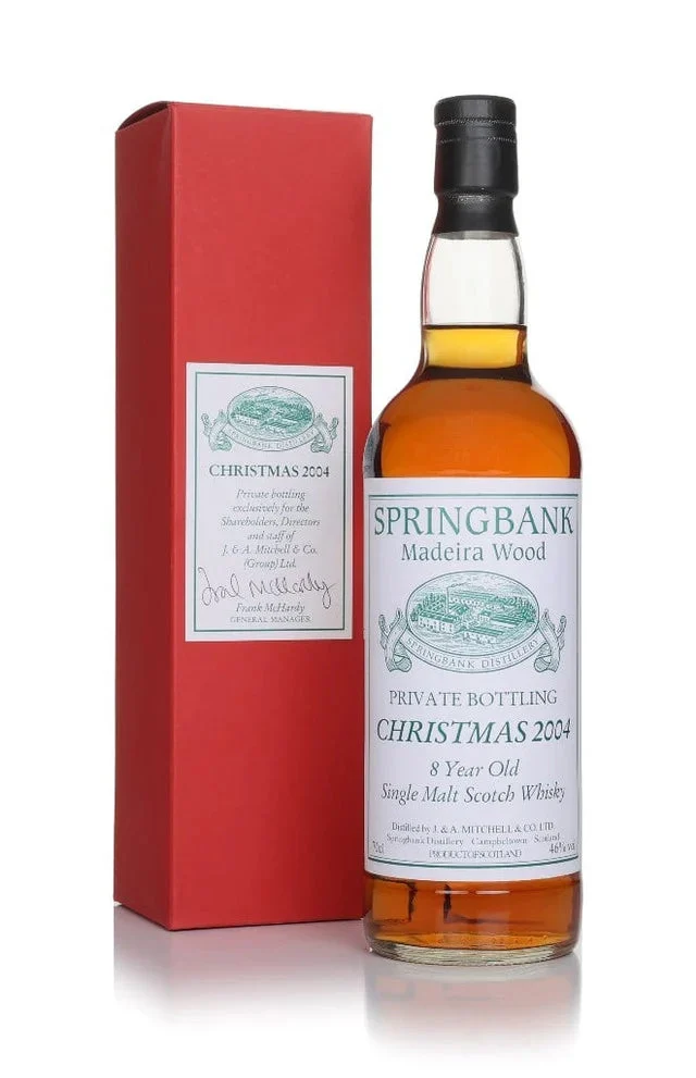 Springbank 8 Year Old Christmas 2004 - Madeira Wood Single Malt Scotch Whisky | 700ML