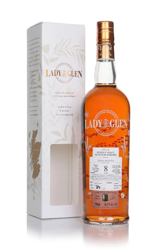 Glen Scotia 8 Year Old 2015 Cask #892-4 - Lady of the Glen (Hannah Whisky Merchants) Single Malt Scotch Whisky | 700ML