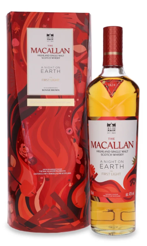The Macallan A Night on Earth The First Light 2025 Release Single Malt Scotch Whisky | 700ML - Whiskey
