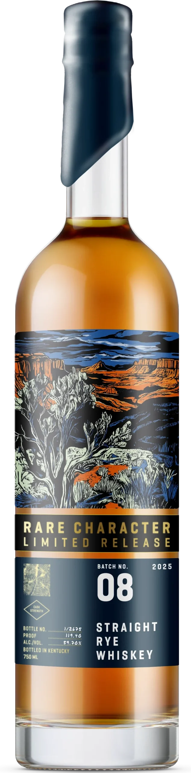 Rare Character Limited Release Cask Strength Batch #08 2025 Straight Rye Whiskey