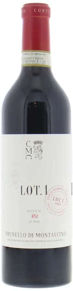 2019 | Conti Marone Cinzano | Brunello di Montalcino LOT. 1 - Wine