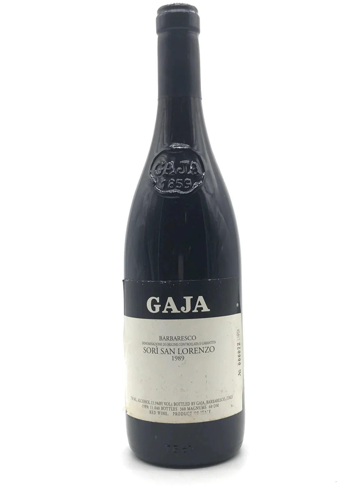 1989 | Gaja | Sori San Lorenzo - Wine