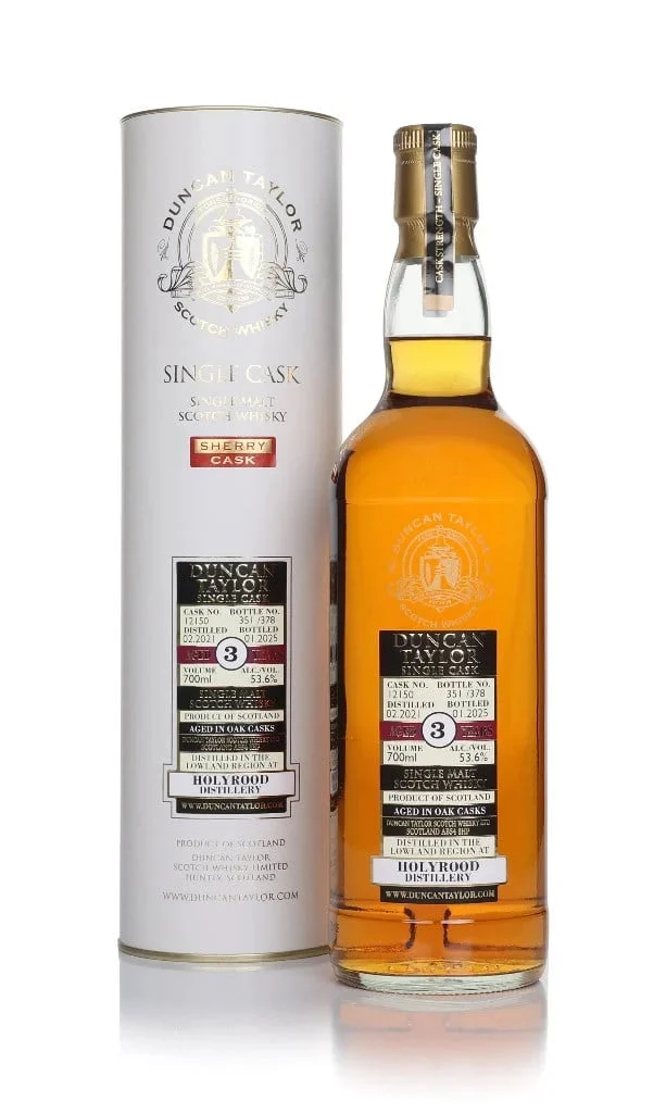 Holyrood 3 Year Old 2021 Cask #12150 - Single Cask (Duncan Taylor) Single Malt Scotch Whisky | 700ML