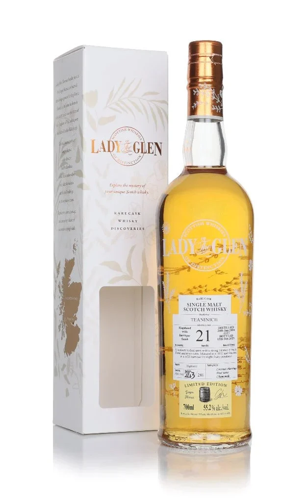 Teaninich 21 Year Old 2004 Cask #301146 - Lady of the Glen (Hannah Whisky Merchants) Single Malt Scotch Whisky | 700ML