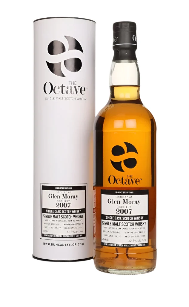 Glen Moray 16 Year Old 2007 (Cask #7040573) - The Octave (Duncan Taylor) Single Malt Scotch Whisky | 700ML