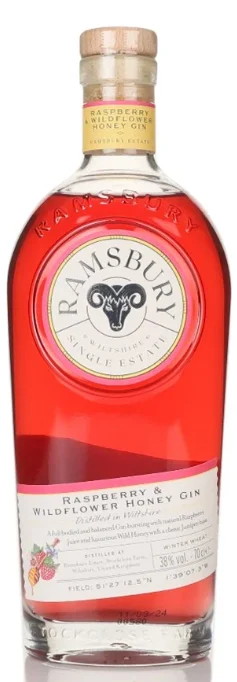 Ramsbury Raspberry & Wildflower Honey Gin | 700ML