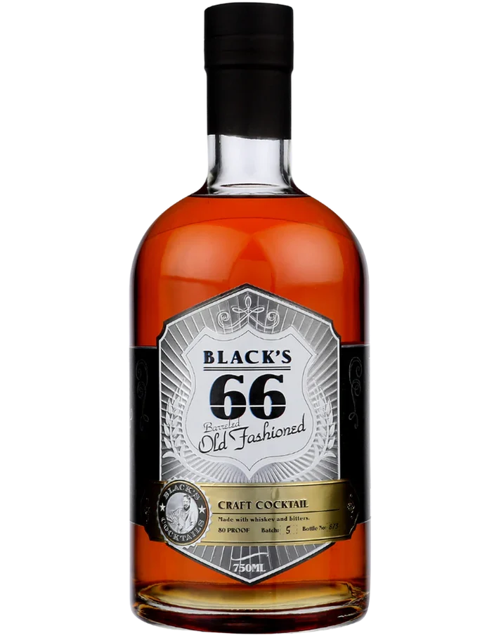 Blacks 66 Barreled Old Fashioned Craft Cocktail
