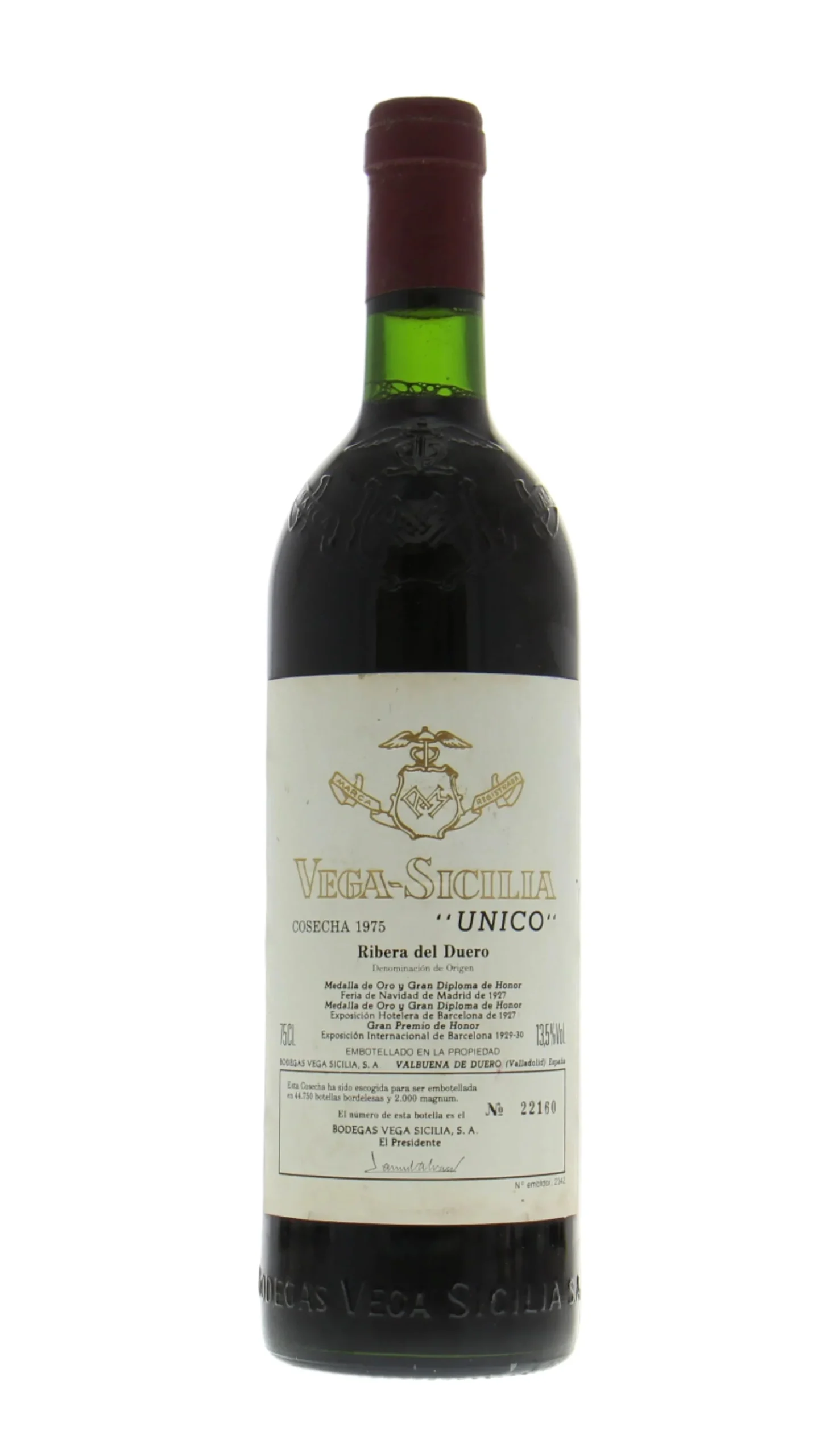 1975 | Vega Sicilia | Unico Gran Reserva - Wine