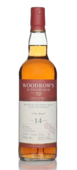 Side-Burn 14 Year Old 2011 Ruby Port Cask - Woodrow's of Edinburgh Blended Scotch Whisky | 700ML
