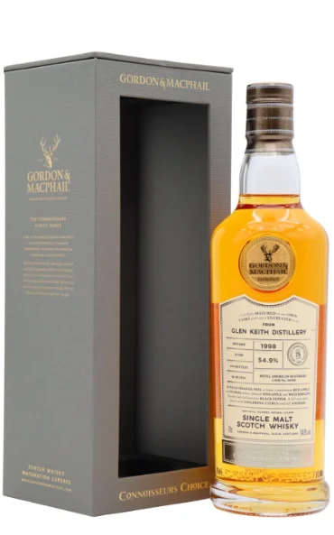 Glen Keith Connoisseurs Choice Single Cask #56480 26 Year Old · 1998 Vintage Single Malt Scotch Whisky | 700ML - Whiskey