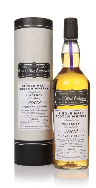 Pulteney 21 Year Old 2002 Cask #21177 The First Editions Hunter Laing Single Malt Scotch Whisky | 700ML - Whiskey