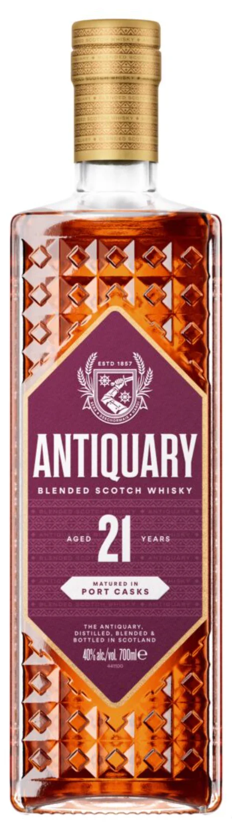 The Antiquary Blended Scotch 21 Year Old Port Cask Matured Whisky | 700ML - Whiskey
