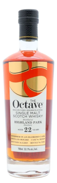 Highland Park The Octave Single Oloroso Sherry Cask #5039209 22 Year Old · 2003 Vintage Single Malt Scotch Whisky | 700ML - Whiskey