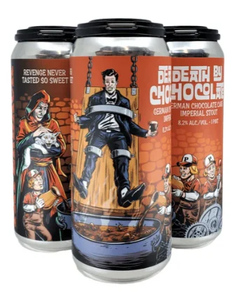 Paperback Brewing Co. Death by Chocolate Imperial Stout Beer | (4)*473ML - Ready To Drink