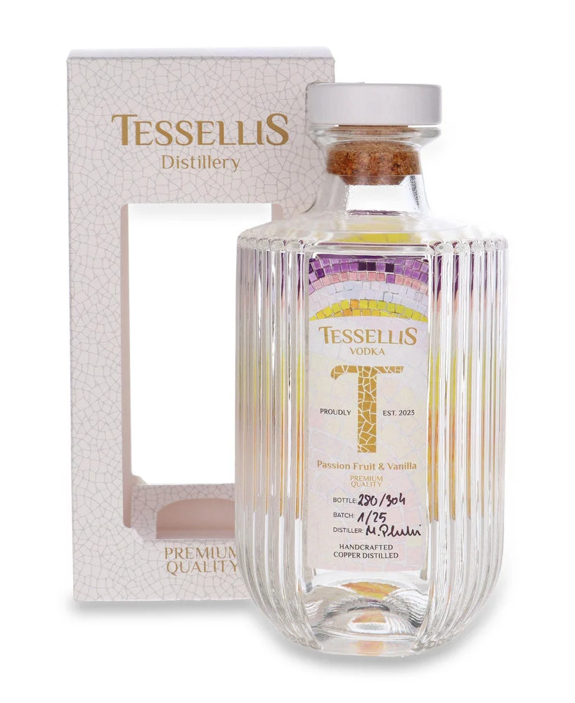 Tessellis Valentine's Passion Fruit & Vanilla Vodka | 700ML