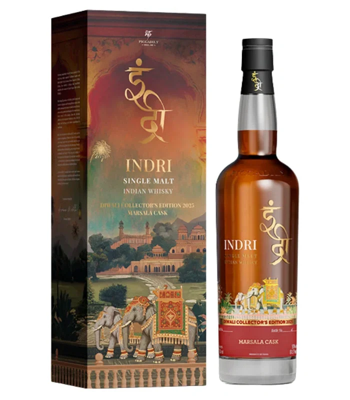 Indri Diwali Collector's Edition 2025 Indian Single Malt Whisky - Whiskey