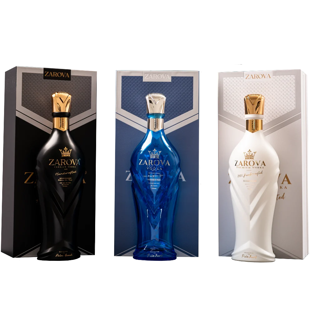 Zarova Luxury Vodka | 2026 Collection | (3) Bottle Bundle