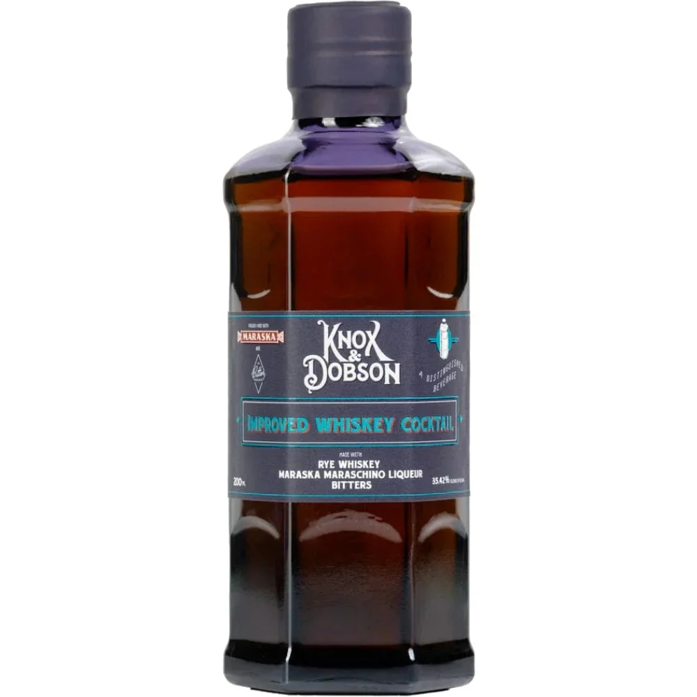 Knox & Dobson Improved Whiskey Cocktail | 200ML - Ready To Drink