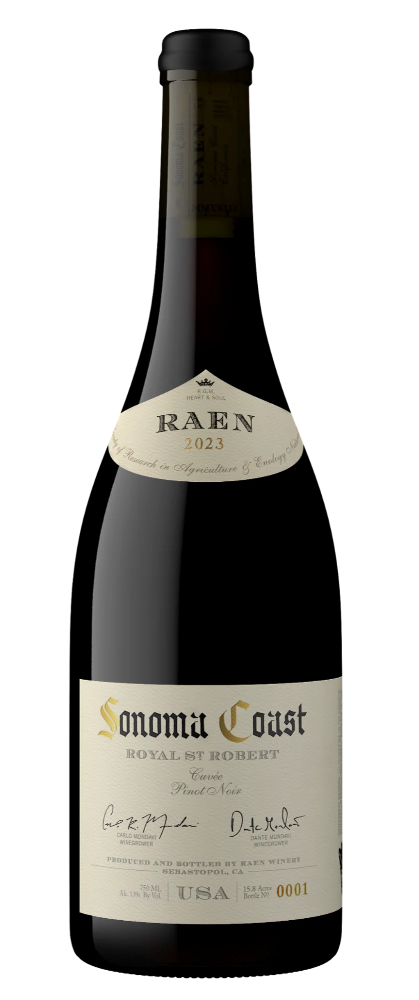 2023 | RAEN | Sonoma Coast Royal St. Robert | Pinot Noir - Wine