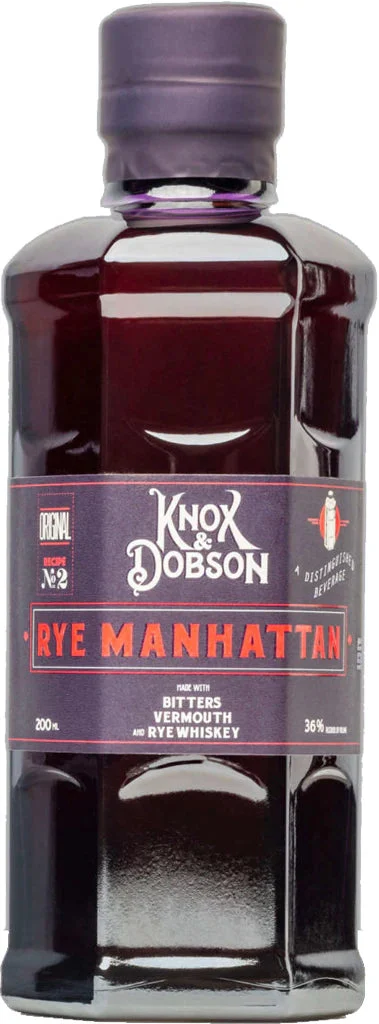 Knox & Dobson Rye Manhattan | 200ML - Ready To Drink