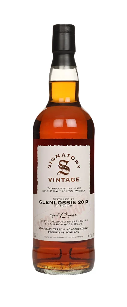 Glenlossie 12 Year Old 2012 - 100 Proof Edition #35 (Signatory) Single Malt Scotch Whisky | 700ML