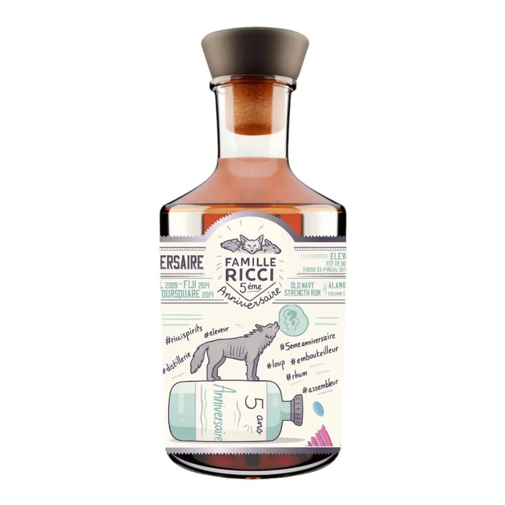 Famille Ricci 5 Eme Anniversaire Rum | 500ML