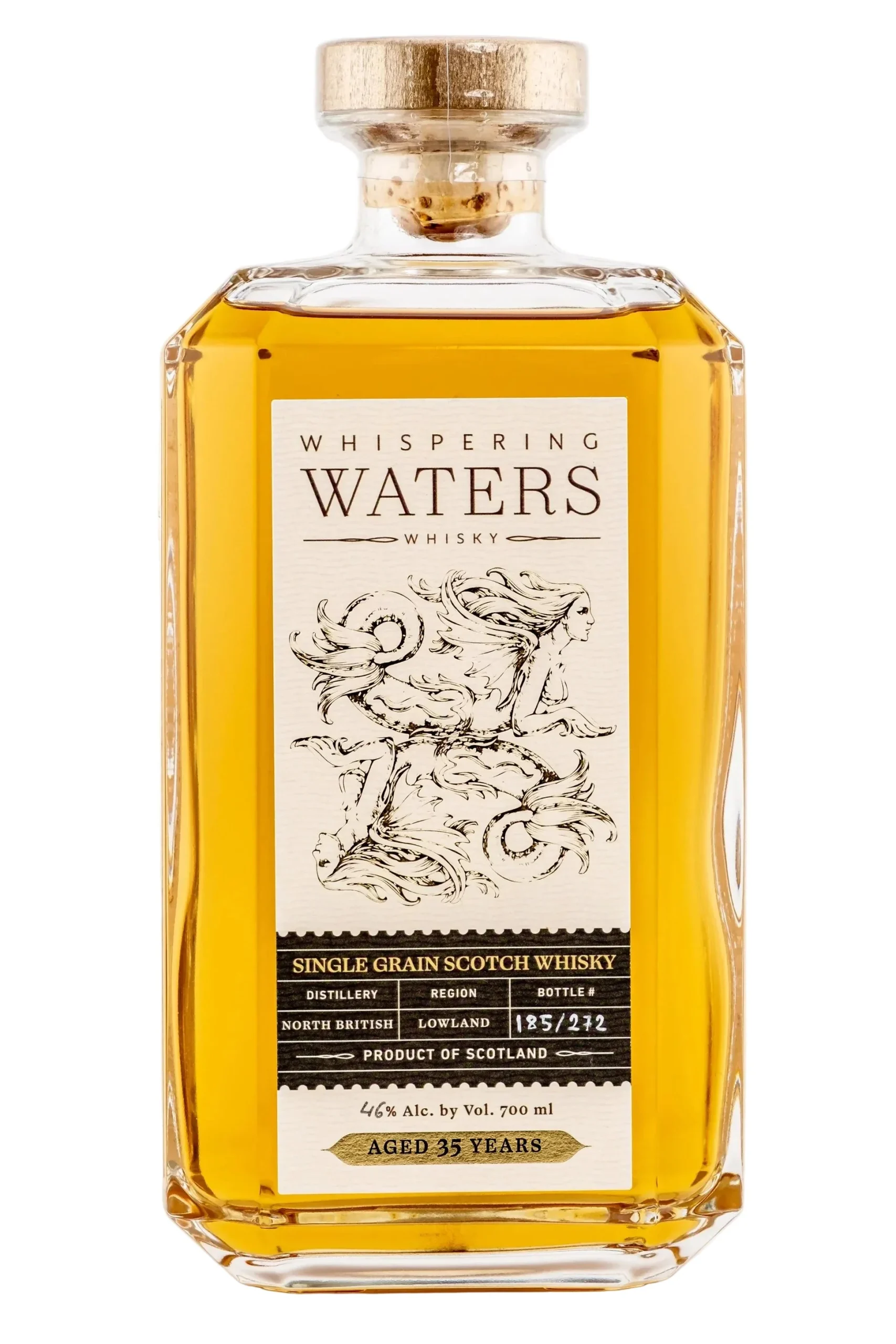 The Whiskey Lab Whispering Waters North British 35 Year Old Single Grain Scotch Whisky | 700ML