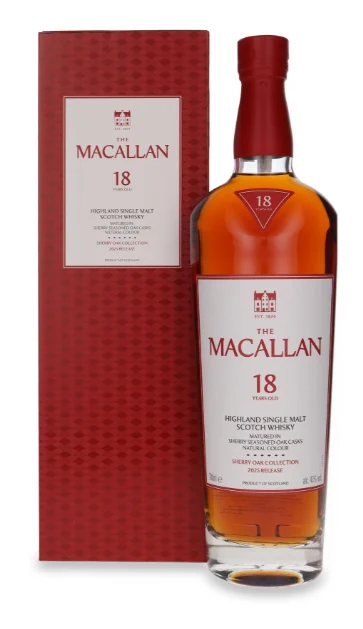 The Macallan 18 Year Old Sherry Oak Cask 2025 Release Single Malt Scotch Whisky | 700ML - Whiskey