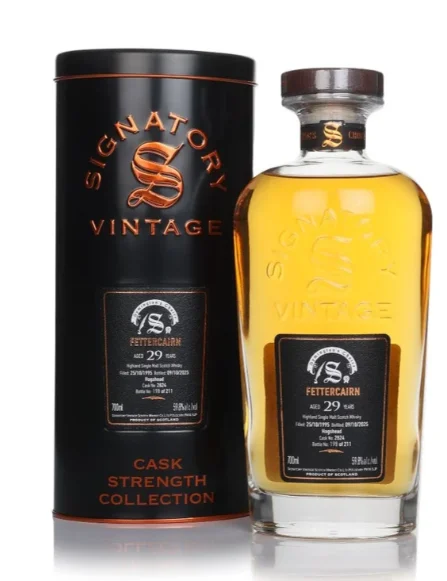Fettercairn 29 Year Old 1995 Cask #2824 Cask Strength Collection Signatory Single Malt Scotch Whisky | 700ML - Whiskey