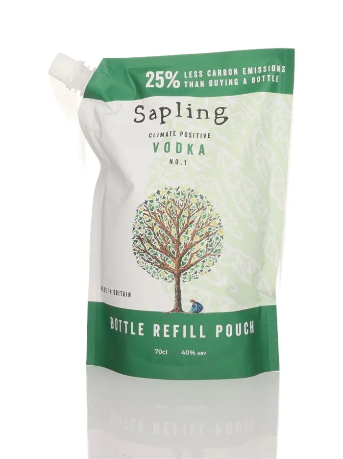 Sapling Climate Positive Vodka Refill Pouch | 700ML