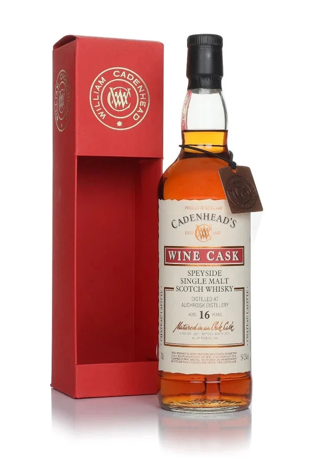 Auchroisk 16 Year Old 2001 - Wine Cask (WM Cadenhead) Single Malt Scotch Whisky | 700ML