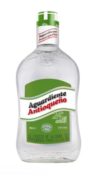 Aguardiente Antioqueno Sin Azucar Green Cap Colombia Spirit | 1.75L