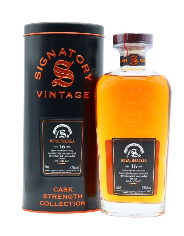 Royal Brackla Signatory Vintage Symington’s Choice Single Cask #9 - 16 Year Old 2008 Single Malt Scotch Whisky | 700ML