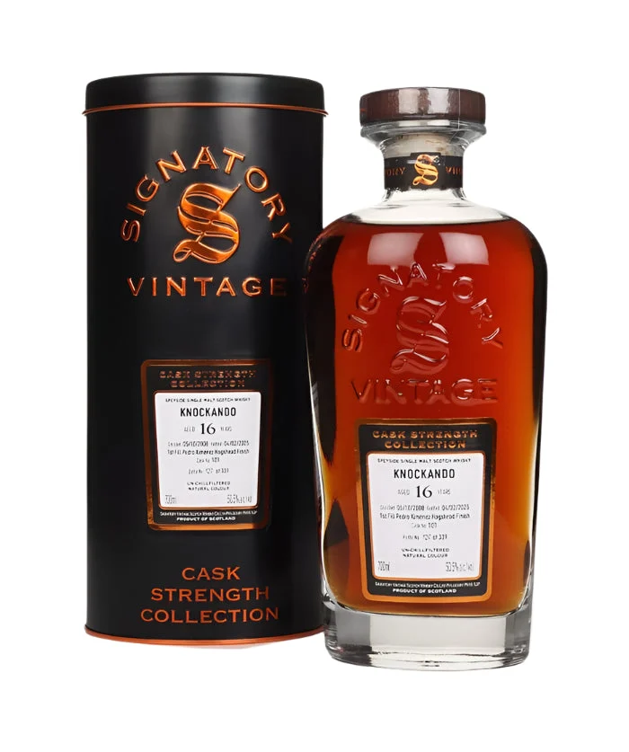 Knockando 16 Year Old 2008 Cask #101 - Cask Strength Collection (Signatory) Single Malt Scotch Whisky | 700ML