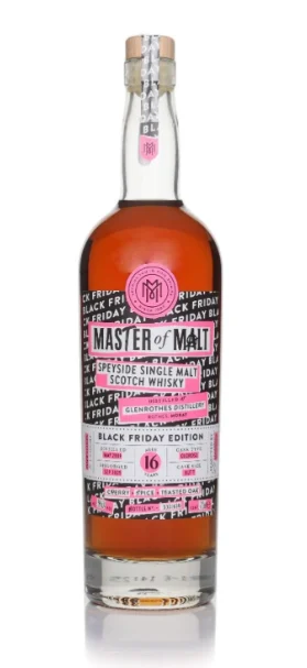 Glenrothes 16 Year Old 2009 Black Friday Private Label Single Malt Scotch Whisky | 700ML - Whiskey