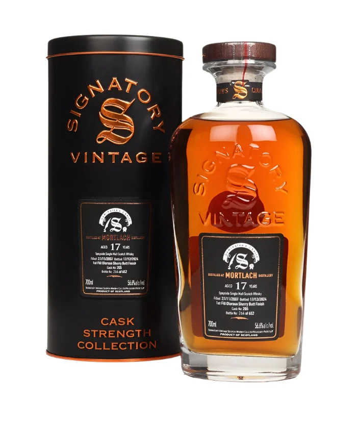 Mortlach 17 Year Old 2007 (Cask #205) - Cask Strength Collection (Signatory) Single Malt Scotch Whisky | 700ML