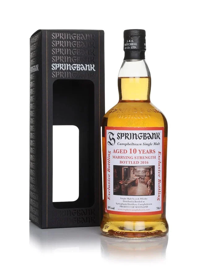 Springbank 10 Year Old - Marrying Strength (2016 Release) Single Malt Scotch Whisky | 700ML