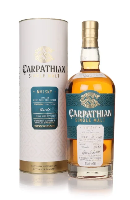 Carpathian Barolo Cask Finish Italian Wine Cask Collection Single Malt Whisky | 700ML - Whiskey
