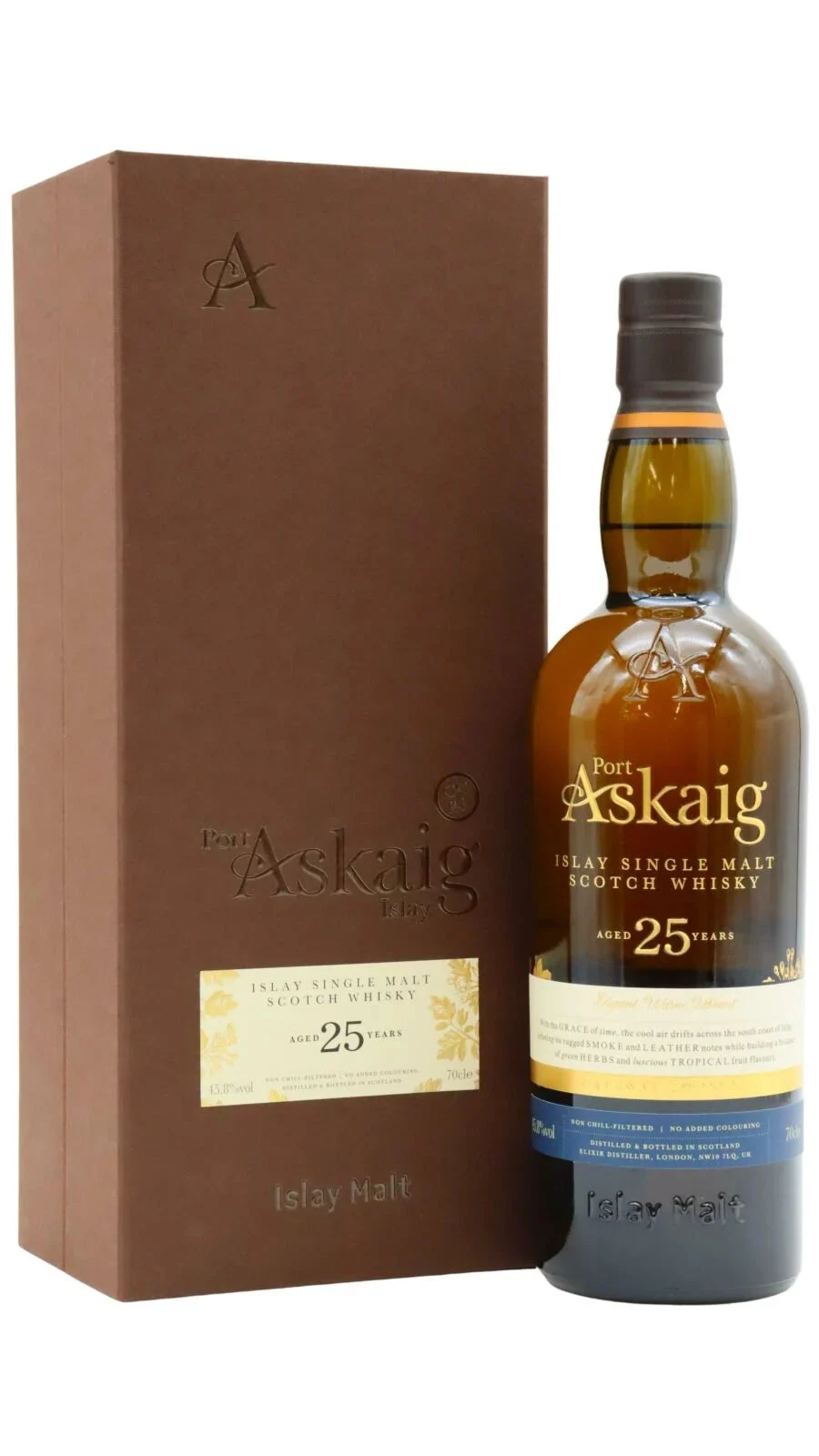 Port Askaig 25 Year Old Islay Single Malt Scotch Whisky | 700ML - Whiskey