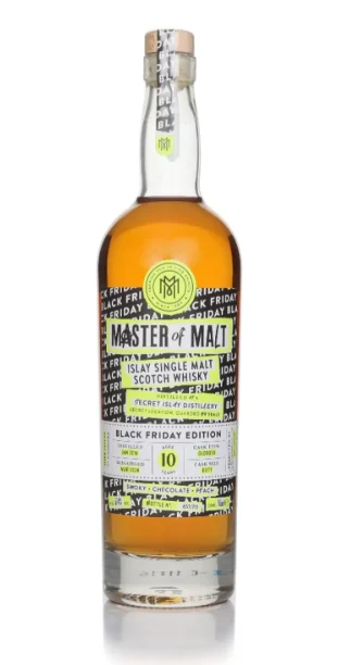 Secret Islay 10 Year Old 2014 Black Friday Private Label Single Malt Scotch Whisky | 700ML - Whiskey