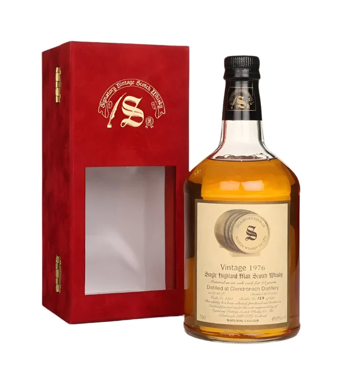 Glendronach 23 Year Old 1976 (Cask #3495) - Signatory Vintage Single Malt Scotch Whisky | 700ML