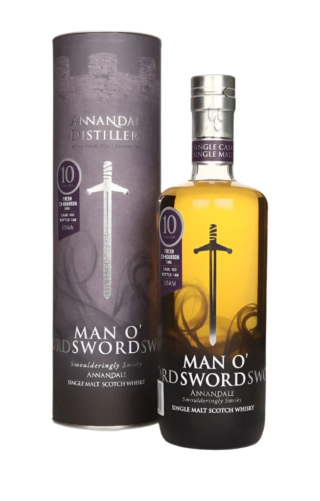 Annandale Man O’Sword 10 Year Old 2014 - Bourbon Cask (Cask #103) Single Malt Scotch Whisky | 700ML