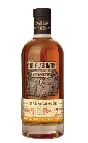Single Cask Nation 2007 Mannochmore 17 Year Old Single Malt Whisky - Whiskey